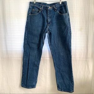 Wrangler Blue Cotton Denim Jeans